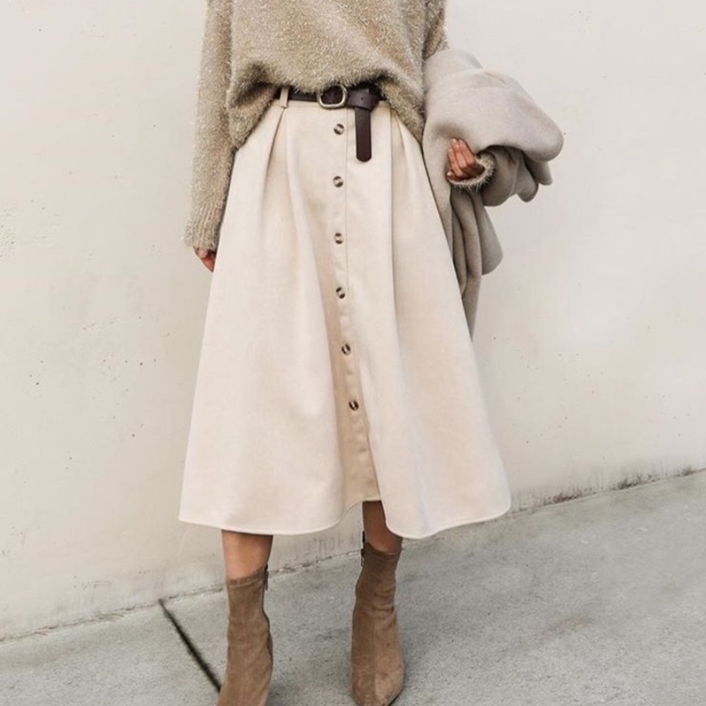 OAK & FORT Midi Skirt w/ tags